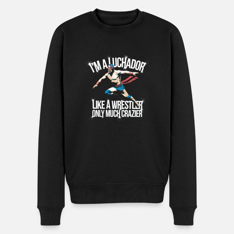 Viva Lucha Libre - Pull Premium bio Homme - noir