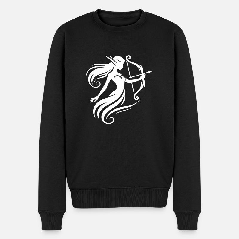 Arc et flèche d’elfe - Pull Premium bio Homme - noir