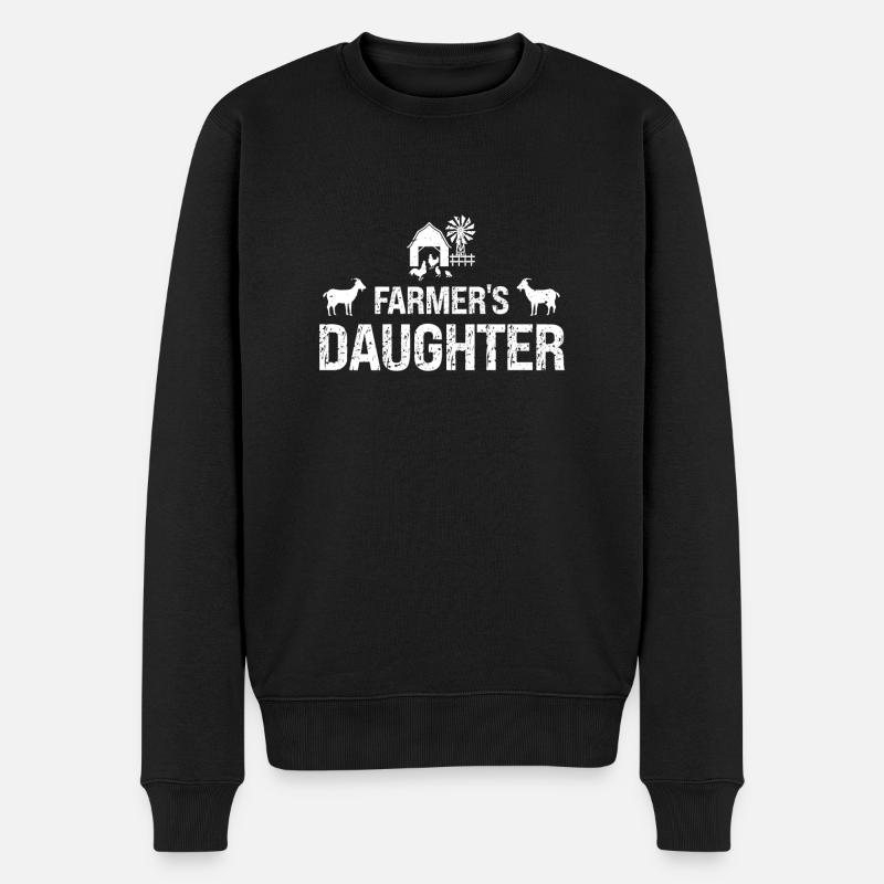 Fille d’agriculteur - Pull Premium bio Homme - noir