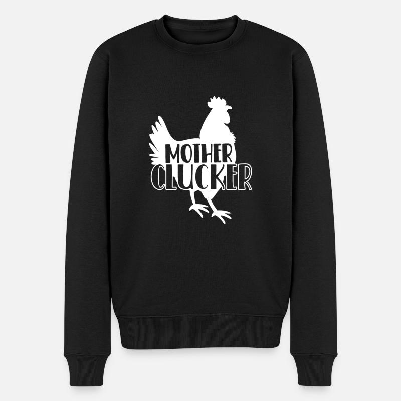 Mère Chance - - Pull Premium bio Homme - noir