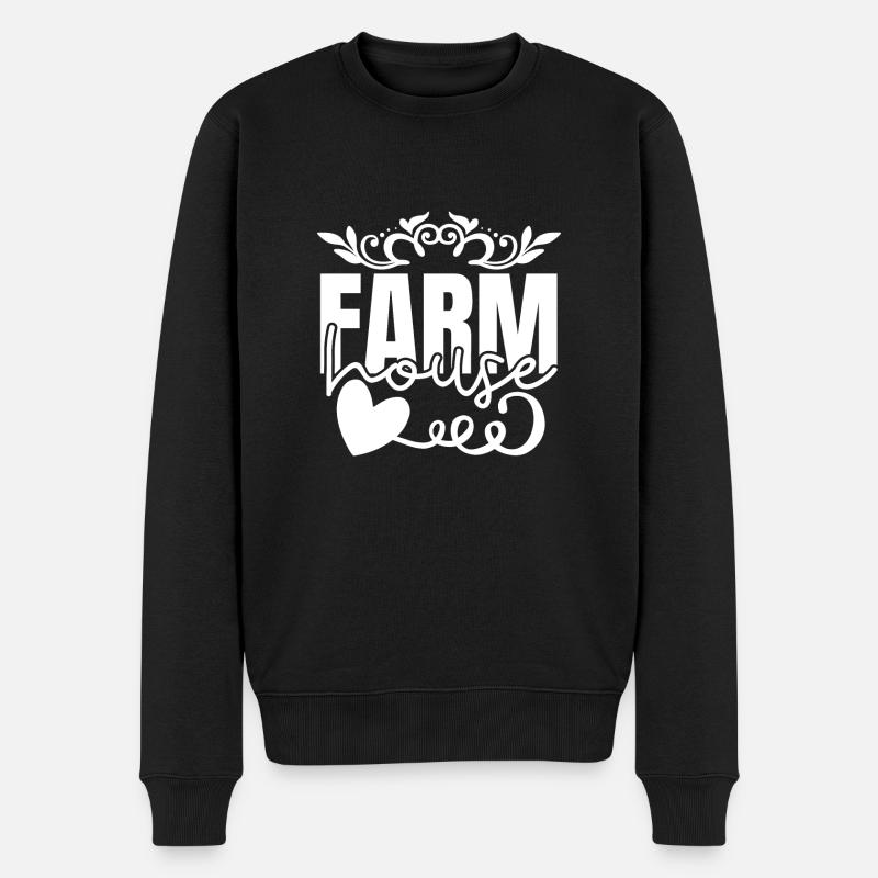 Maison de ferme 1 - - Pull Premium bio Homme - noir
