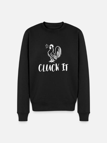 Cluck It 1 - - Men's Premium Organic Jumper - black