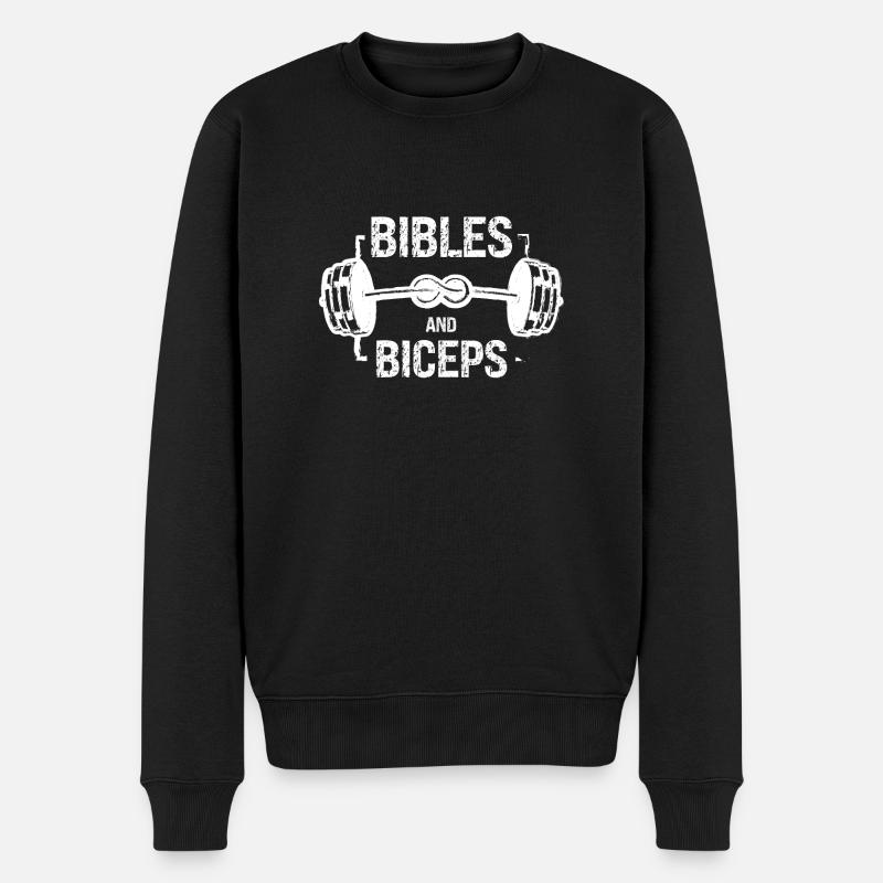 Bibles et biceps - - Pull Premium bio Homme - noir
