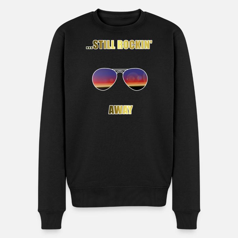 ... still rockin’away - Pull Premium bio Homme - noir
