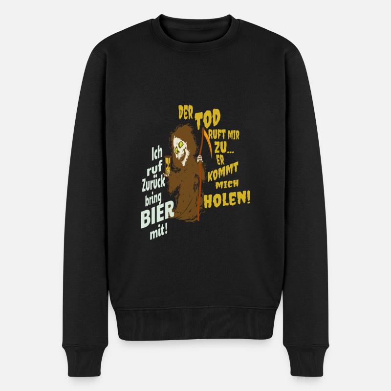 Grim reaper drôle - Pull Premium bio Homme - noir