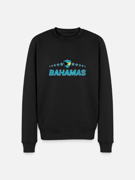 Bahamas - Men's Premium Organic Jumper - black