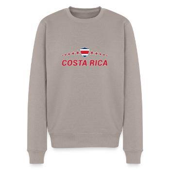 Costa Rica - Pull Premium bio Homme - taupe - Devant - Nico (187cm)