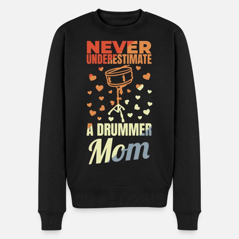 Batteur Mère - Pull Premium bio Homme - noir