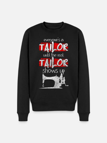 Clothing Hobby Handmade Sewing Machine - Men's Premium Organic Jumper - black