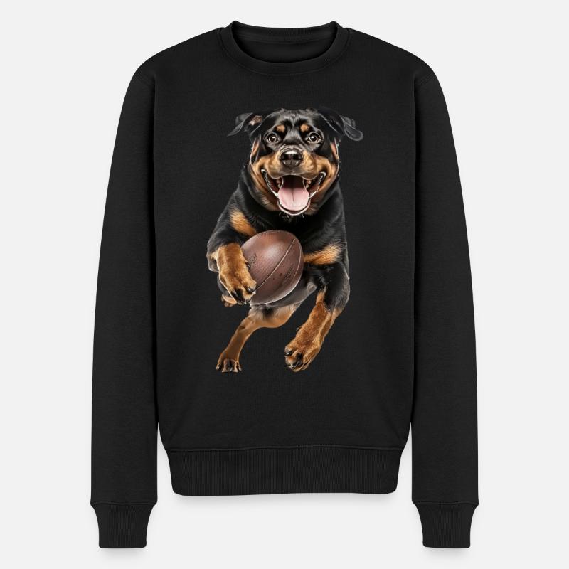Rottweiler - Pull Premium bio Homme - noir