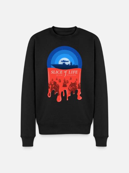 Tranche de vie - Pull Premium bio Homme - noir