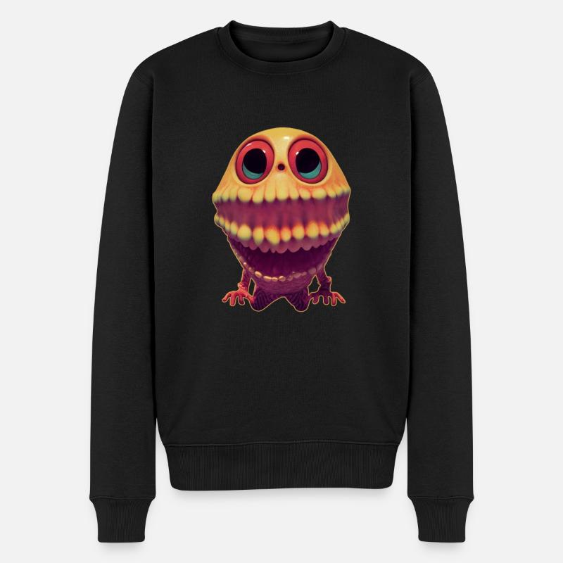 Do not talk - Männer Premium Bio Pullover - Schwarz