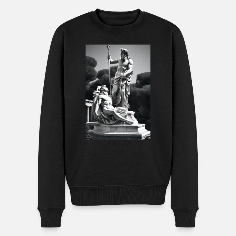 Zeus et Apollon - Pull Premium bio Homme - noir