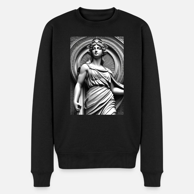 Hera - Männer Premium Bio Pullover - Schwarz