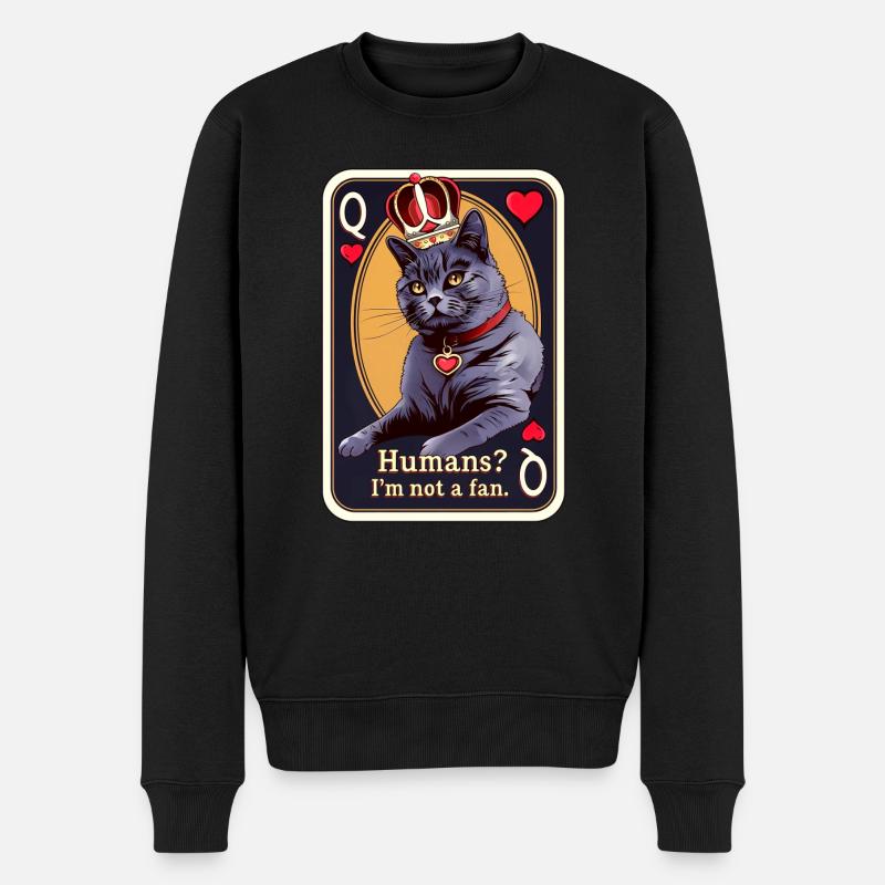 Reine des chats - Pull Premium bio Homme - noir