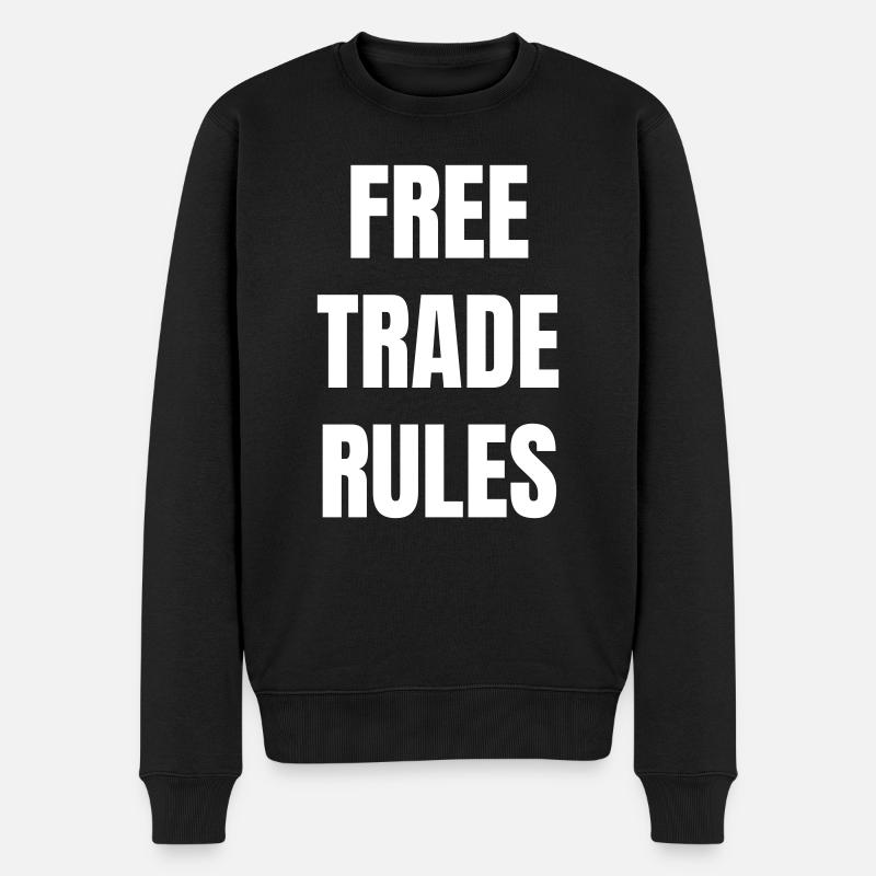 Règles du libre-échange - Pull Premium bio Homme - noir