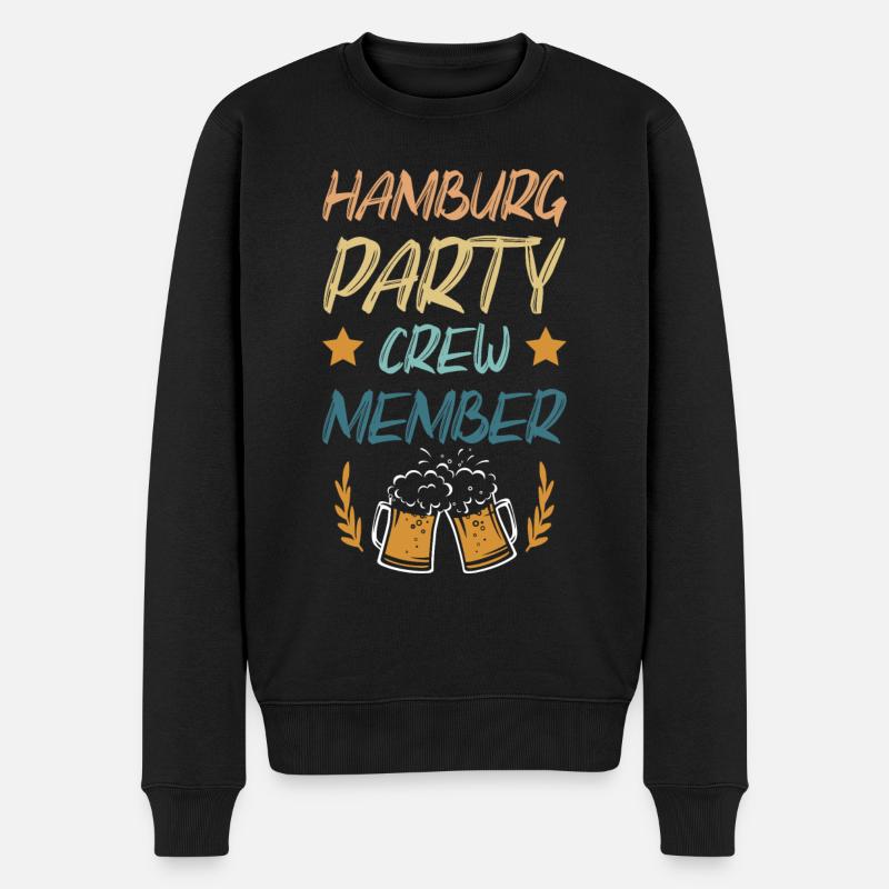 Équipe de fête de Hambourg - Pull Premium bio Homme - noir