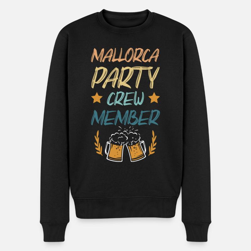 Majorque Party Crew - Pull Premium bio Homme - noir