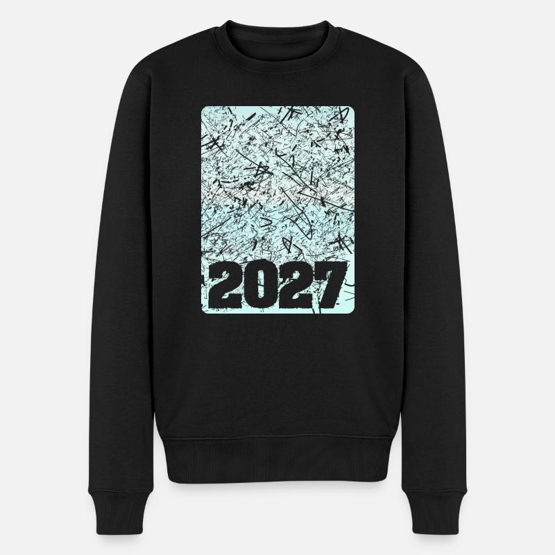 Année 2027 - Pull Premium bio Homme - noir
