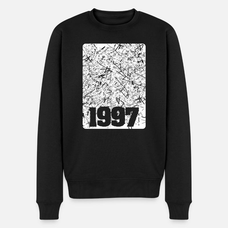Numéro 1997 - Pull Premium bio Homme - noir
