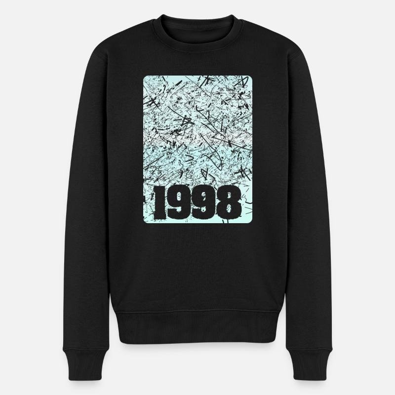 Chiffre de 1998 - Pull Premium bio Homme - noir