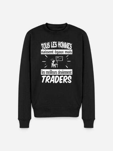 traders - Pull Premium bio Homme - noir