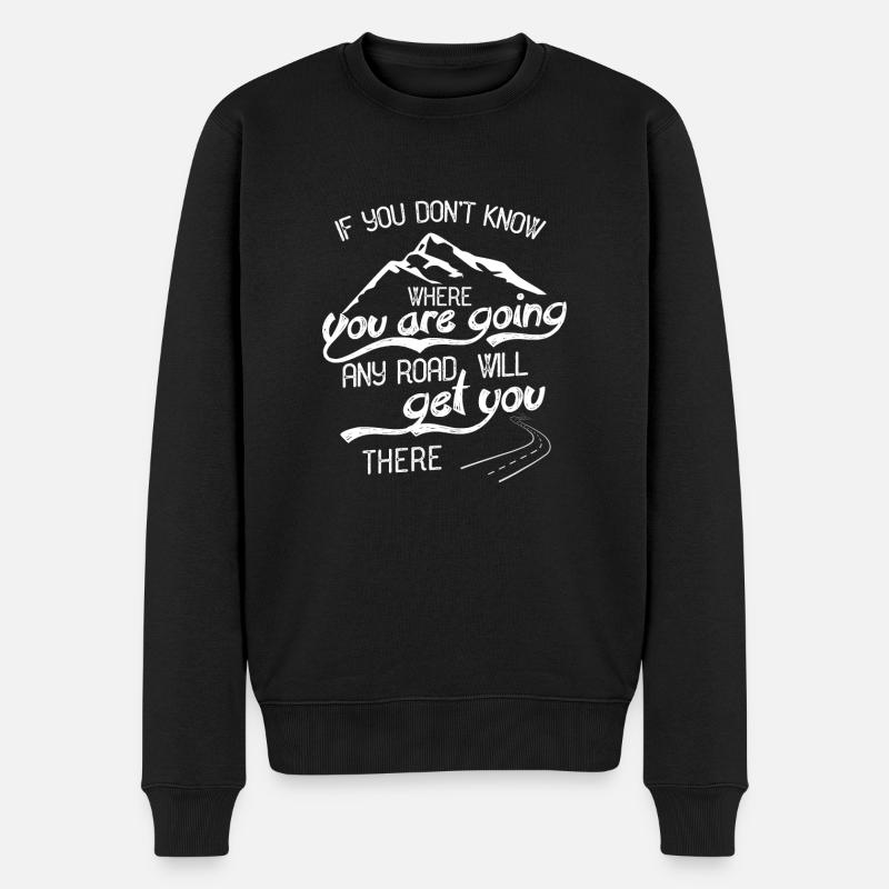 Voyages vacances - Pull Premium bio Homme - noir