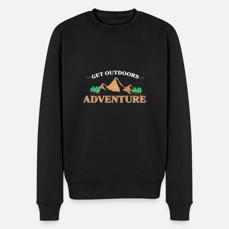 Vacances voyage - Pull Premium bio Homme - noir
