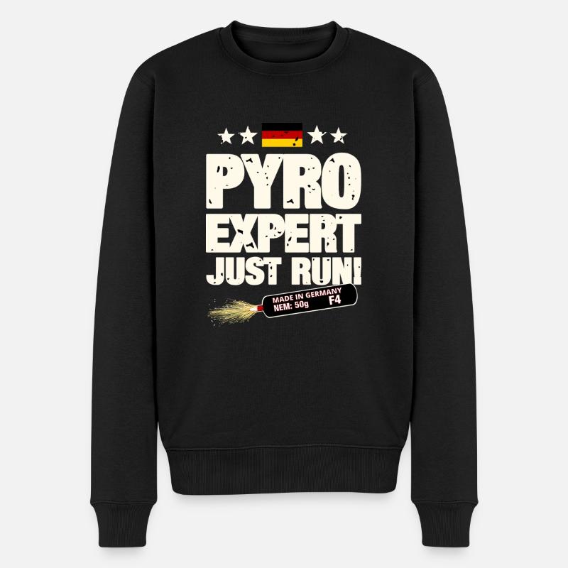 Pyrotechnie - Pull Premium bio Homme - noir