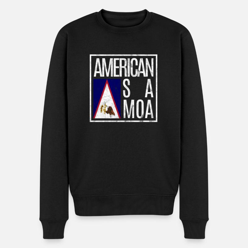 Samoa américaines - Pull Premium bio Homme - noir