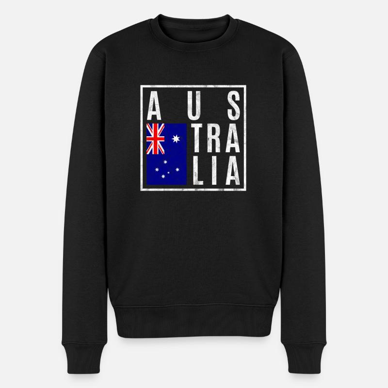 Australie - Pull Premium bio Homme - noir