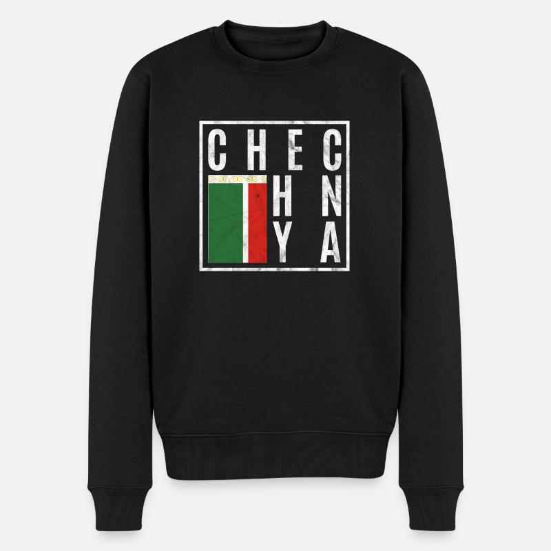 Tchétchénie - Pull Premium bio Homme - noir