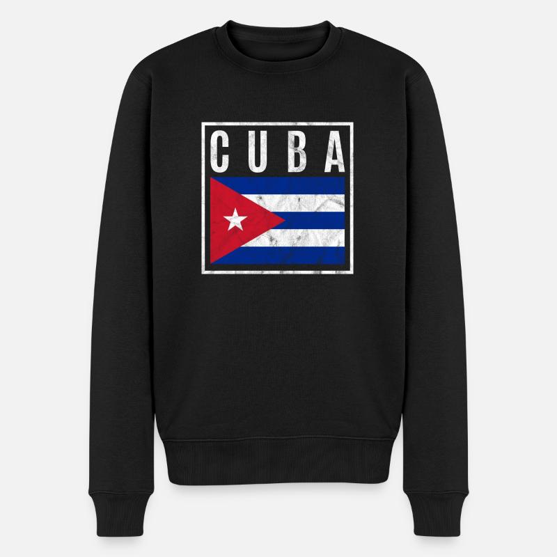 Cuba - Pull Premium bio Homme - noir