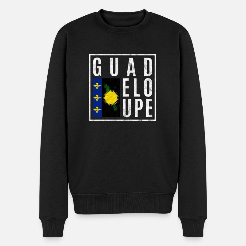 Guadeloupe - Pull Premium bio Homme - noir