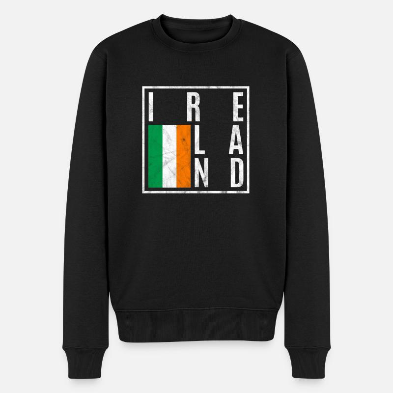 Irlande - Pull Premium bio Homme - noir