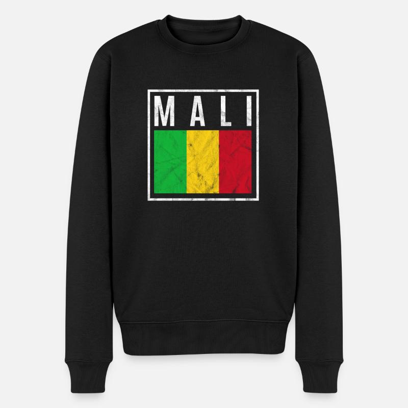Mali - Pull Premium bio Homme - noir