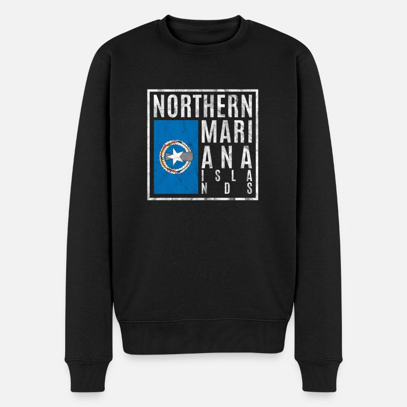Îles Mariannes du Nord - Pull Premium bio Homme - noir