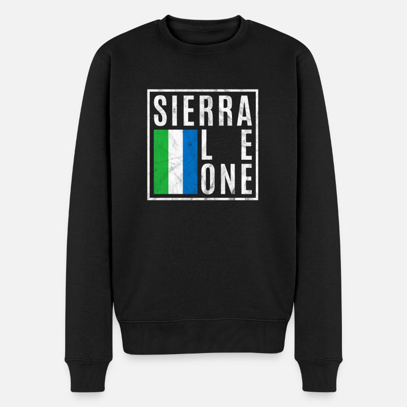 Sierra Leone - Pull Premium bio Homme - noir