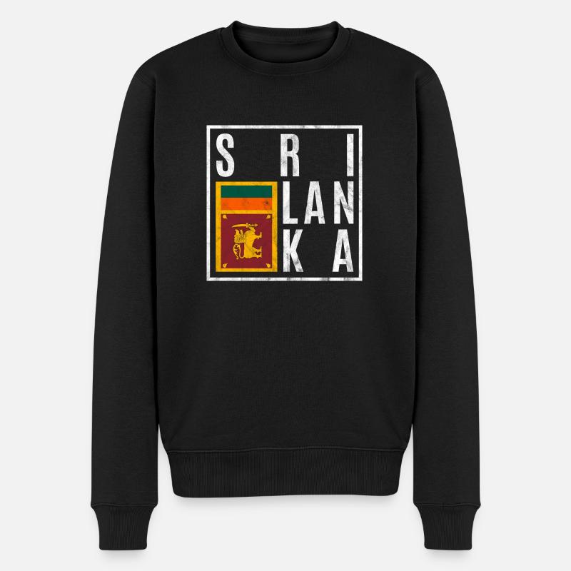 Sri Lanka - Pull Premium bio Homme - noir