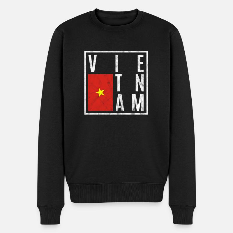 Vietnam - Pull Premium bio Homme - noir