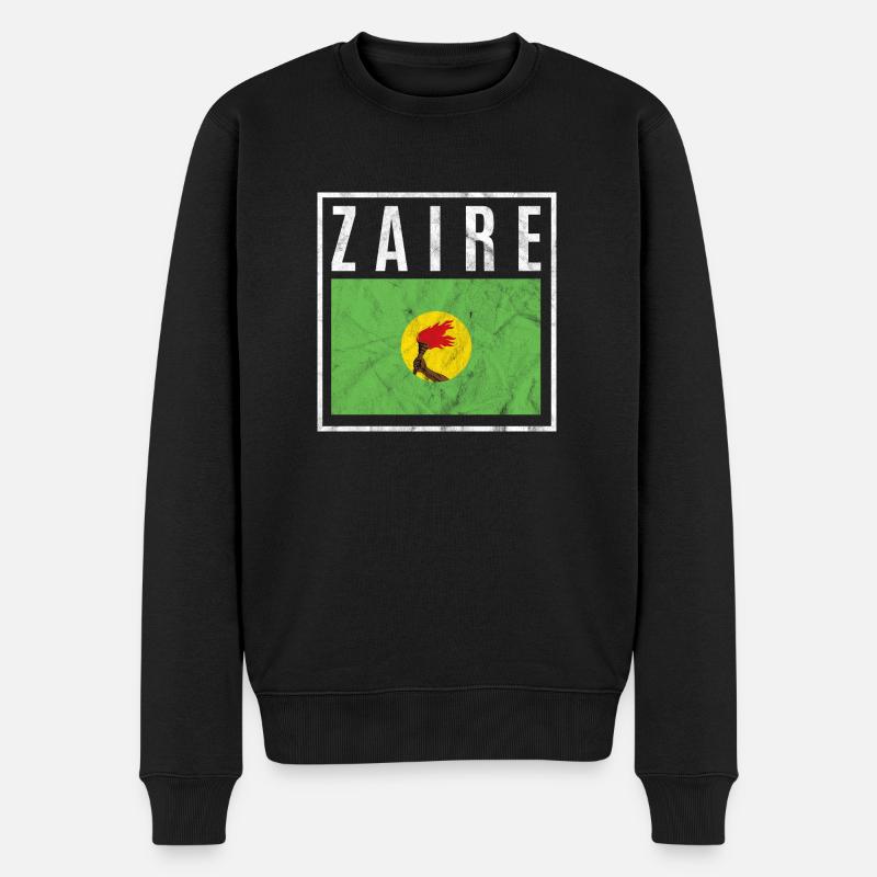 Zaïre - Pull Premium bio Homme - noir