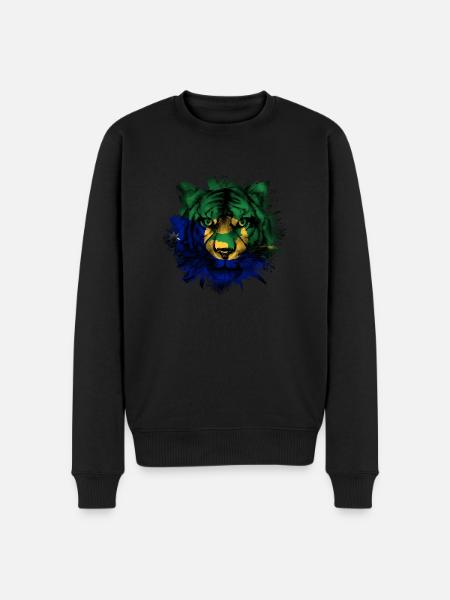 Christmas Island - Men's Premium Organic Jumper - black