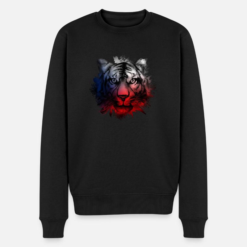 Tjekkiet - Økologisk premium-sweatshirt til mænd - sort