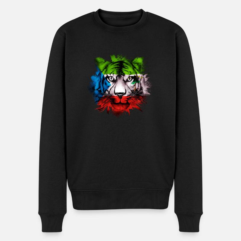 Guinée équatoriale - Pull Premium bio Homme - noir