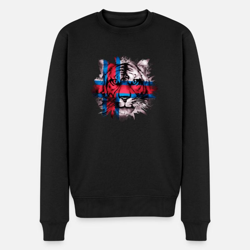 Féroé (îles) - Pull Premium bio Homme - noir