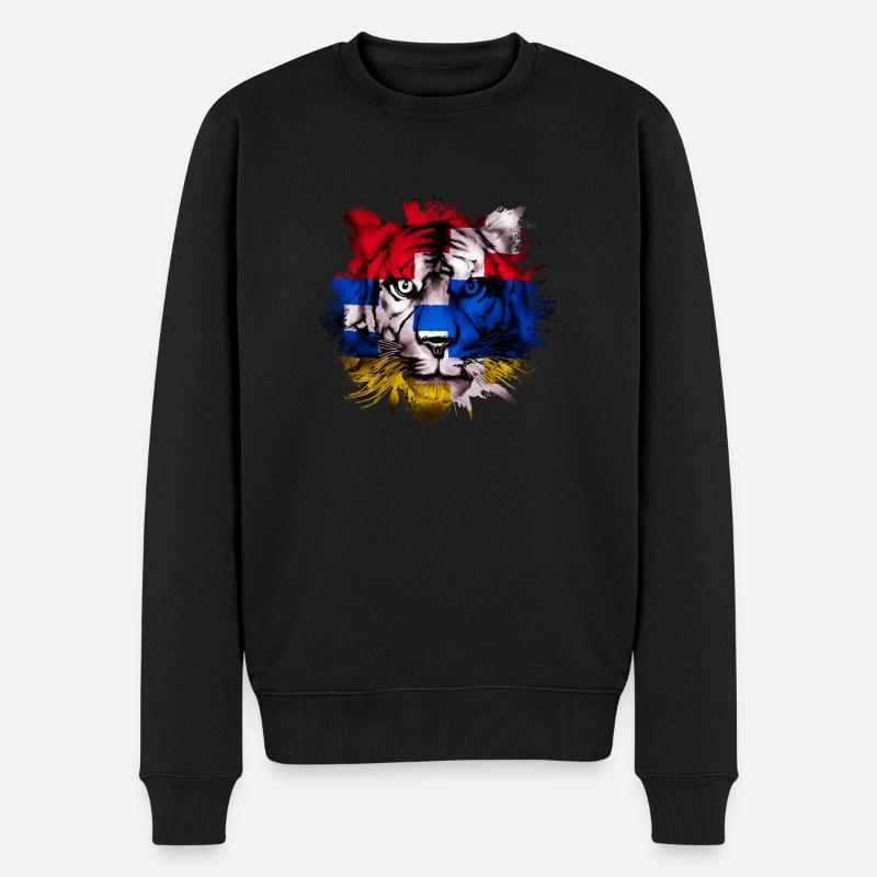 Bergkarabach - Männer Premium Bio Pullover - Schwarz