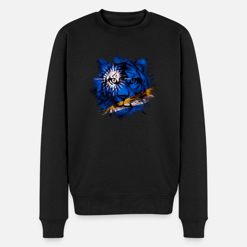 Marshallinseln - Männer Premium Bio Pullover - Schwarz