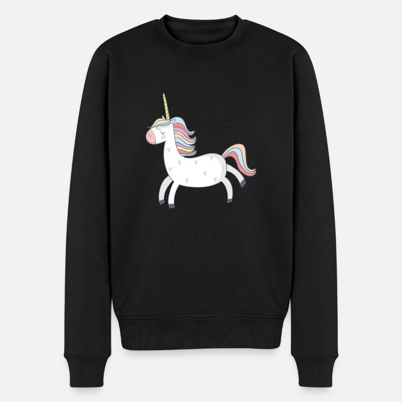Licorne - Pull Premium bio Homme - noir