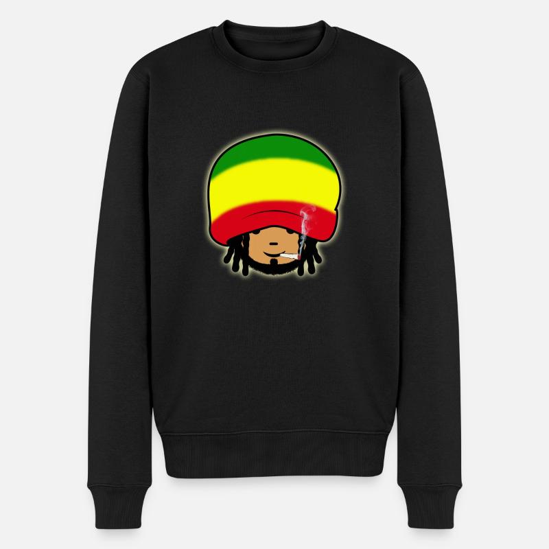 rastaman 2 - Pull Premium bio Homme - noir