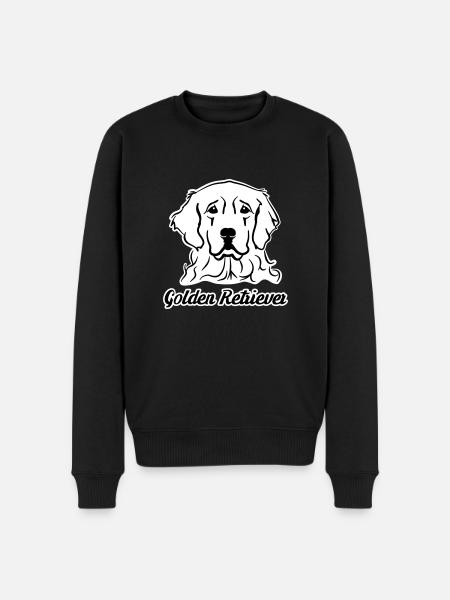 Golden Retriever - Pull Premium bio Homme - noir